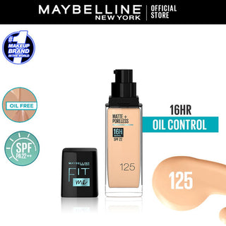 Maybelline New York Fit Me Matte & Poreless Liquid Foundation ( Glass )