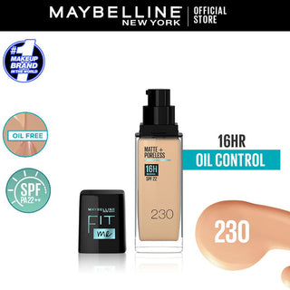 Maybelline New York Fit Me Matte & Poreless Liquid Foundation ( Glass )