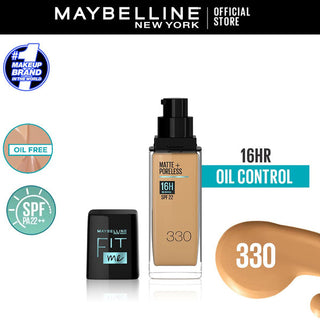 Maybelline New York Fit Me Matte & Poreless Liquid Foundation ( Glass )