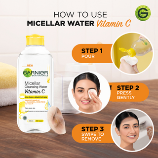 Garnier Skin Active Vitamin C Micellar Makeup Cleansing Water 125ml