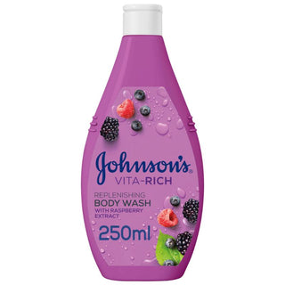 Johnsons Body Wash Vita Rich Replenishing Raspberry Extract 250ml