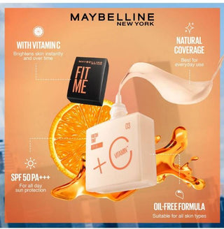 Maybelline New York Fit Me Fresh Tint With SPF 50 & Vitamin C 30ml